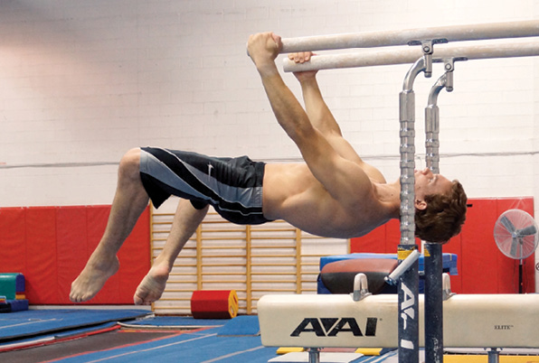 Half Straddle Front Lever