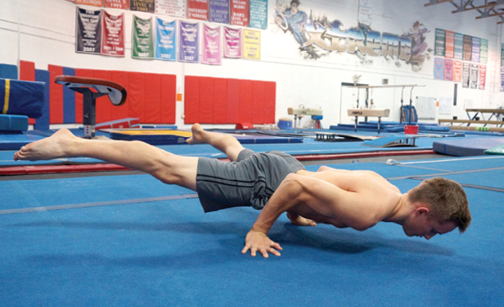 Tuck Planche Push-Up End