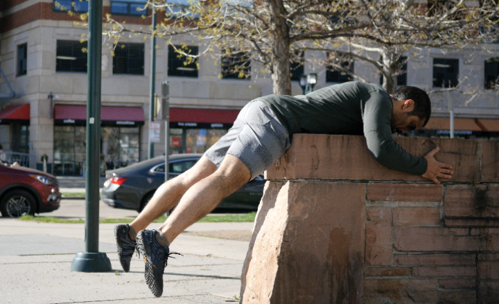 Straddle Reverse Leg Lift Beginning