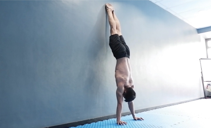 Wall Handstand End