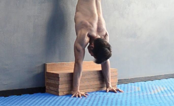 Forearm Supported Handstand Beginning