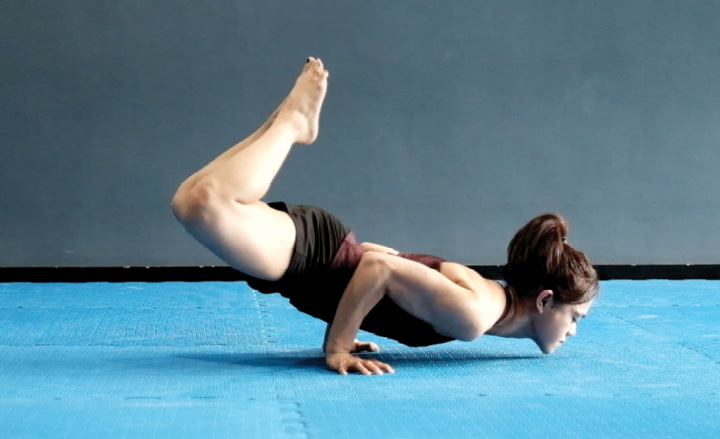 Bent Arm Half Straddle Planche 2 Bent Arm Half Straddle Planche End