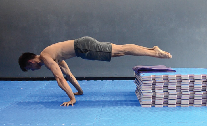 Elevated Planche Lean Bounce End