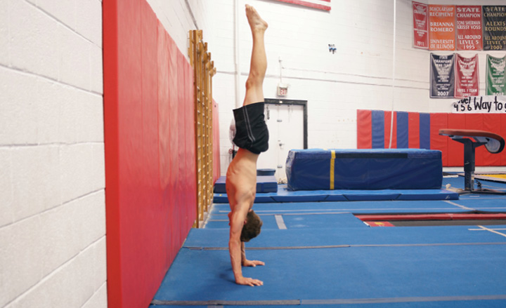 Partial Pike Press Handstand End