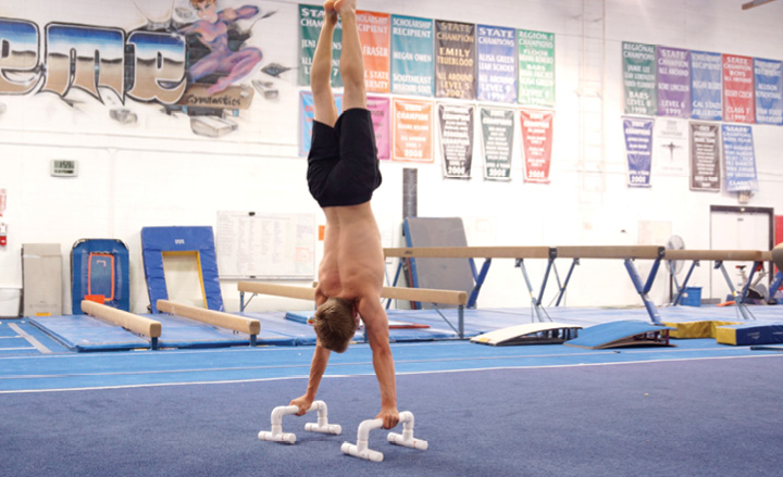 Standing Straddle Press Handstand Beginning