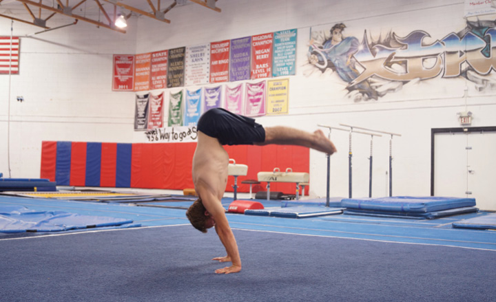 Standing Pike Press Handstand End