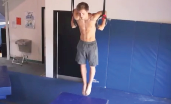Negative Muscle-Up Beginning