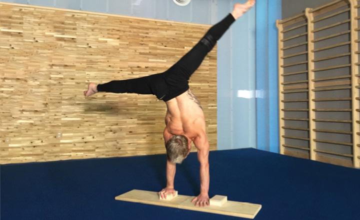 2 Block Handstand Walk End