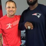 GymnasticBodies Coach Jeff Serven takes a photo with Zach More of the Minnesota Vikings