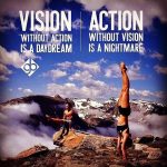 Vision without action is a daydream, action without vision is a nightmare - Coach Christopher Sommer