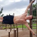 The side lever, or human flag, is a killer upper back and core exercise.