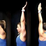 GymnasticBodies athlete demonstrates how to check your shoulder flexion.