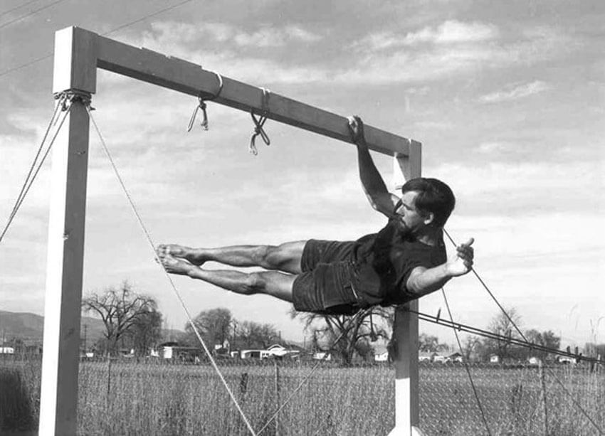 John Gill and gymnastics for climbing strength