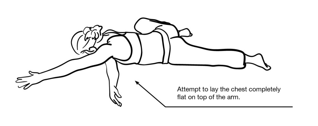 prone capsule stretch