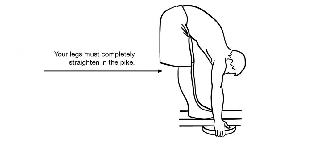 bench pike hang is a great way to intensify the stretch of the posterior chain