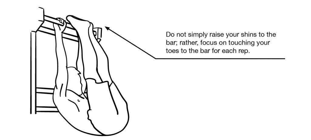 hanging leg lift