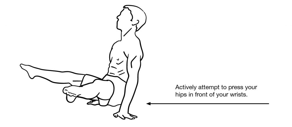 middle split hold