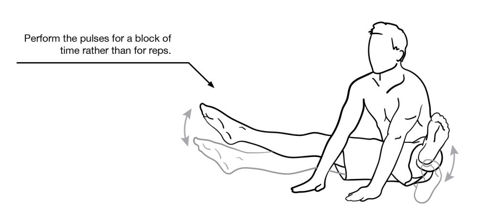 seated straddle pulse