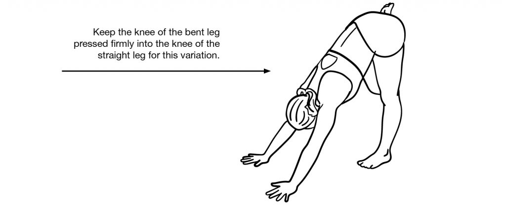 standing single leg pike