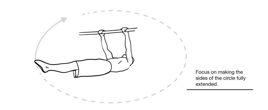 Circle Front Lever Pull