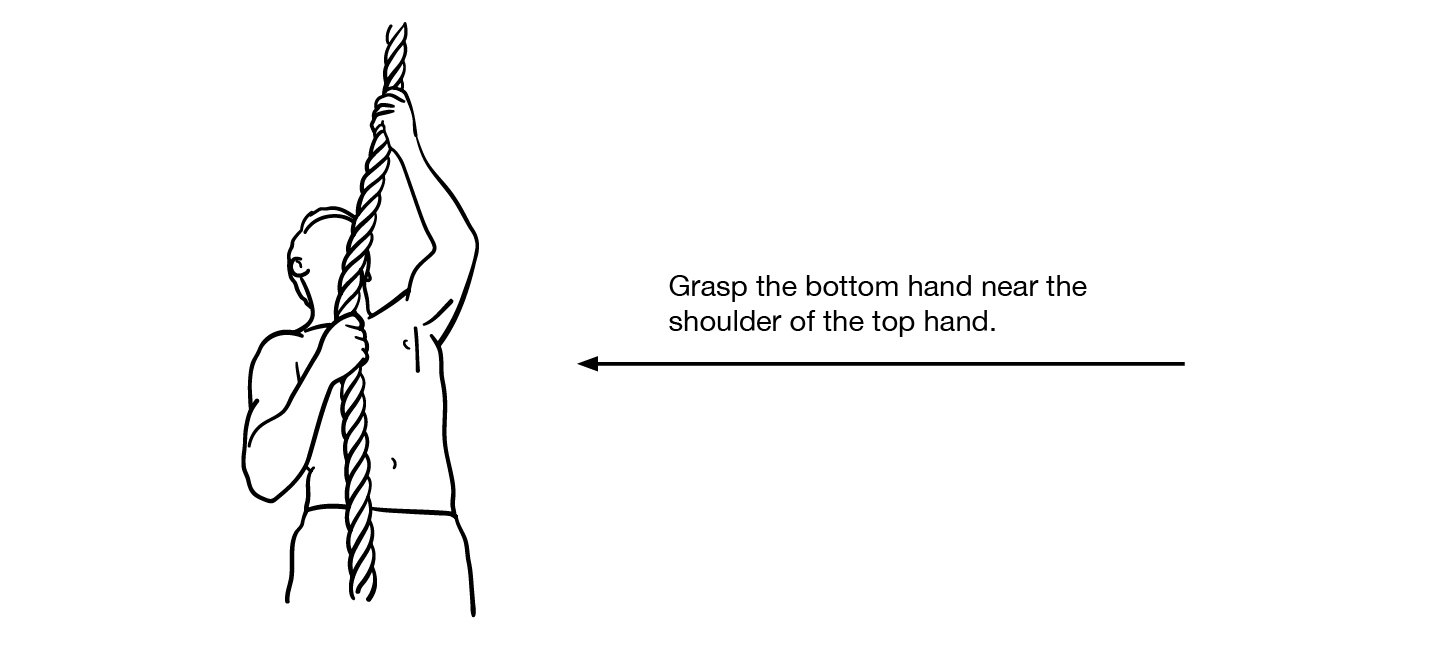 Rope Pull-Up from Shoulder