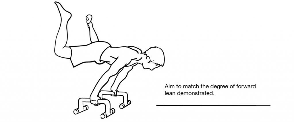 Half Straddle Planche