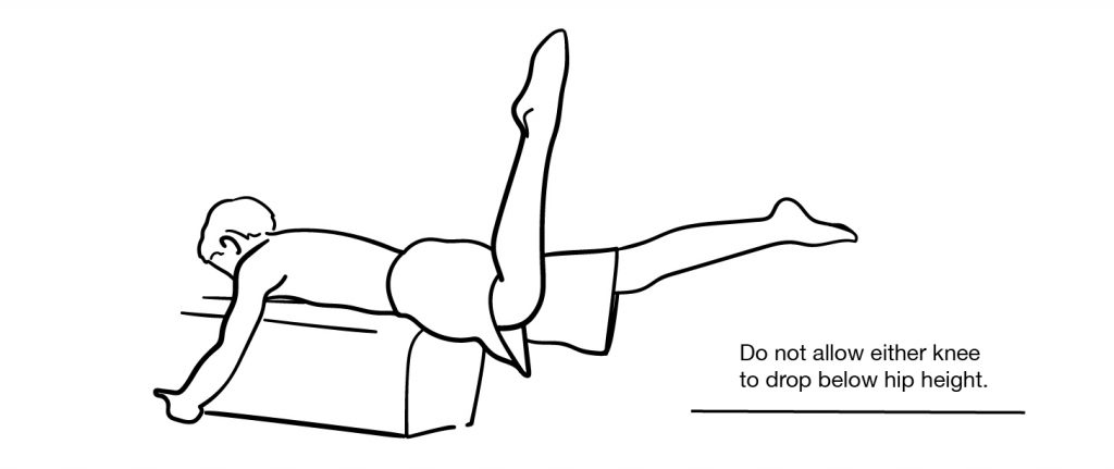 Prone Half Straddle Planche Single Leg Extension