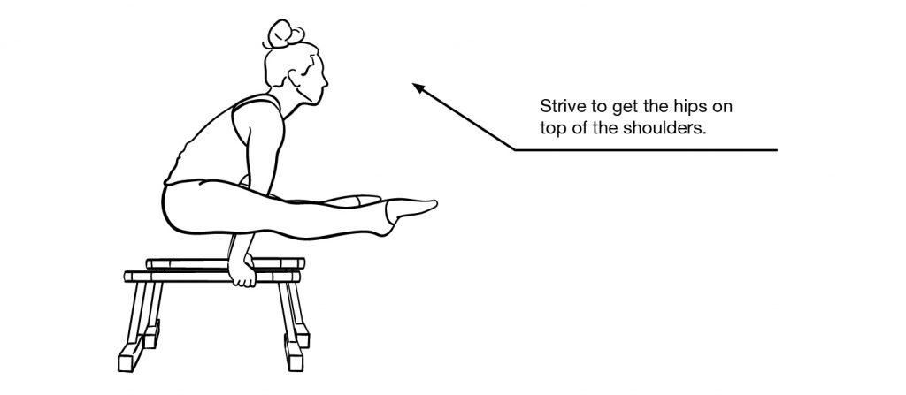 Eccentric Half Press Handstand to Straddle L