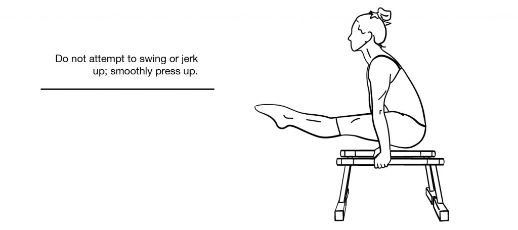 Half Press Handstand to L-Sit