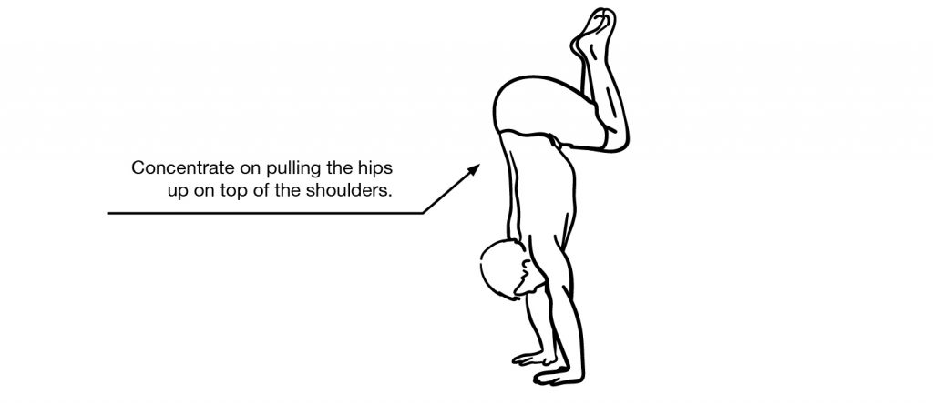 Standing Tuck Press Handstand