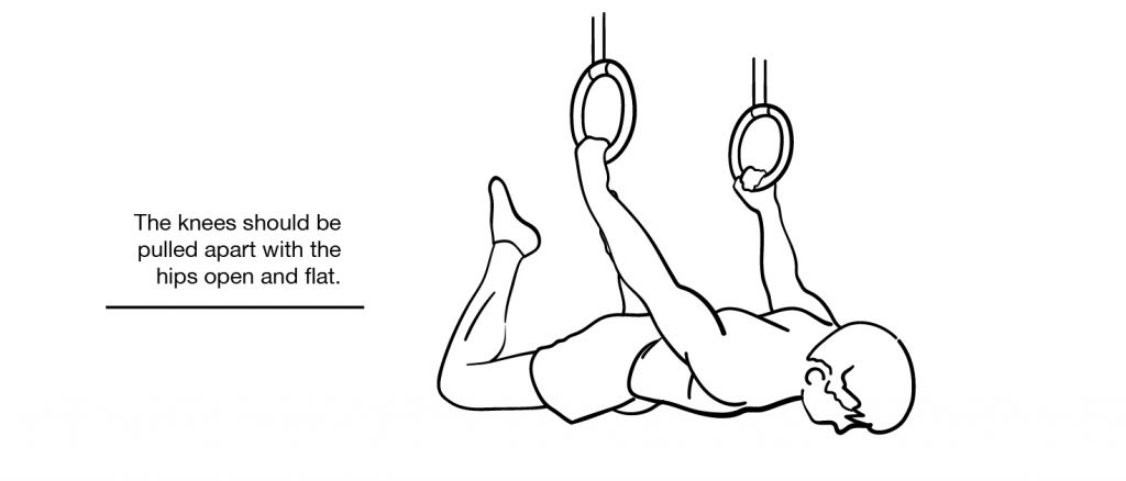 Half Straddle Back Lever
